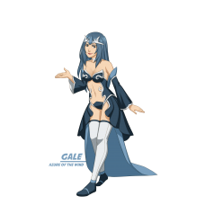Gale Azure of Wind Poster